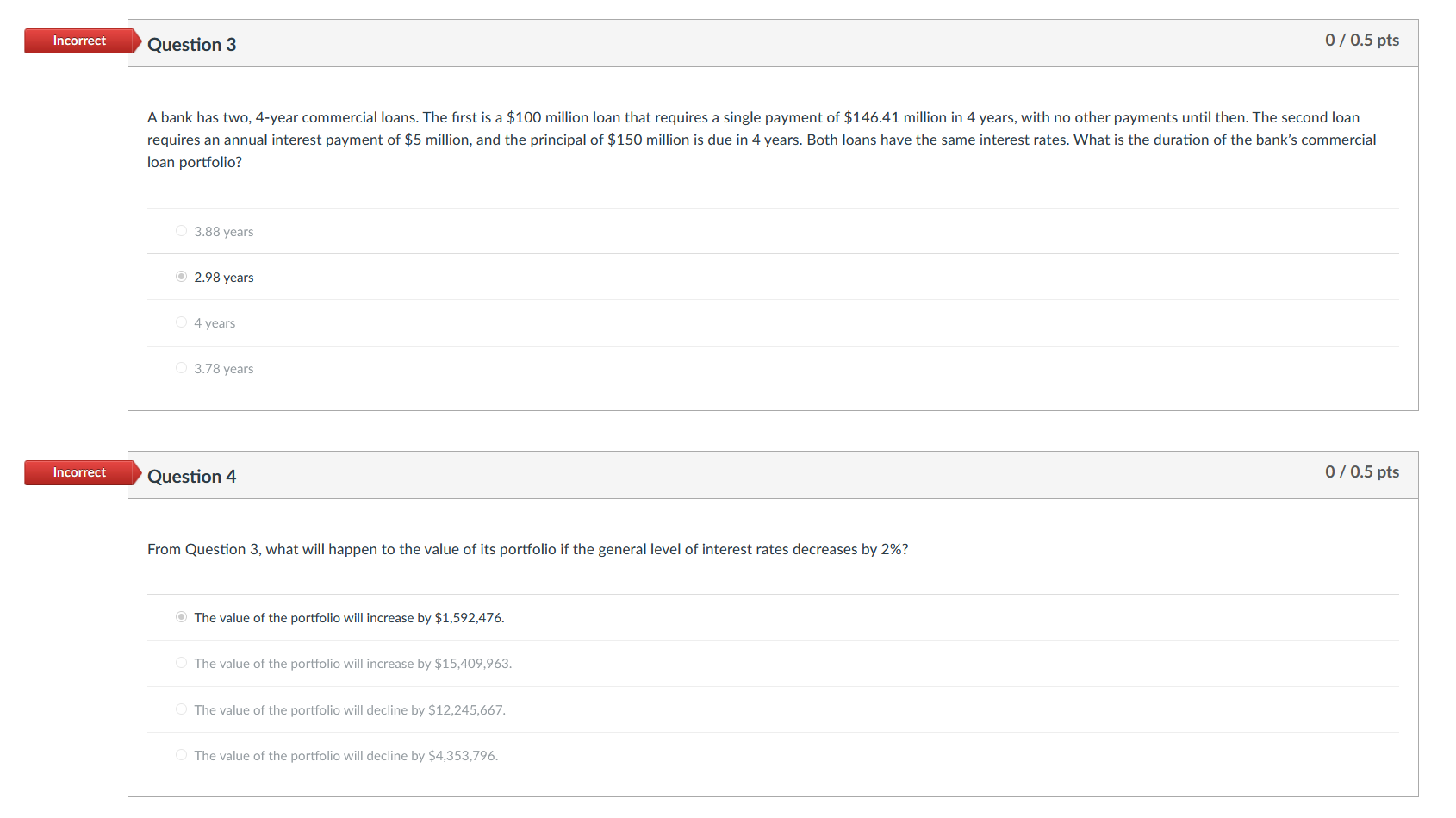  Show calculations for Excel, if possible 