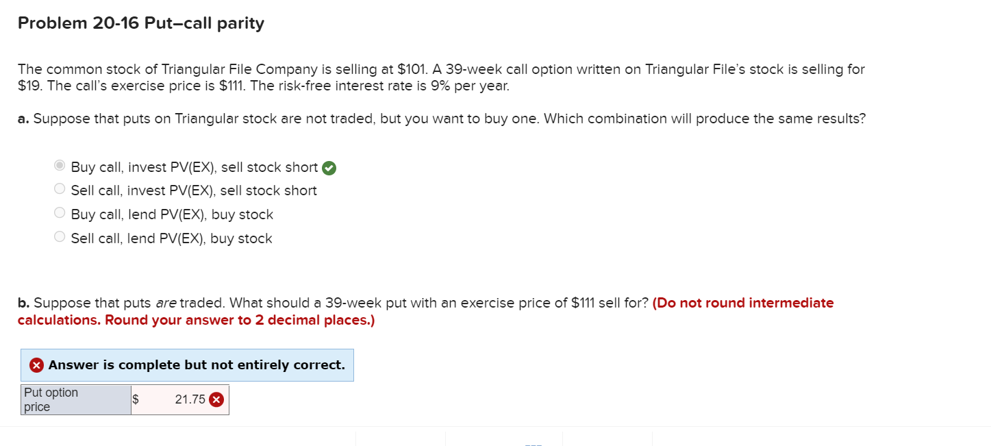 Please show work so I can learn. Thank you :) Problem 20-16