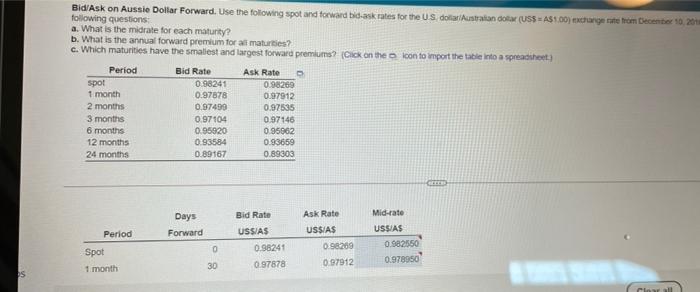 please answer b and c for these values using 4 decim places
