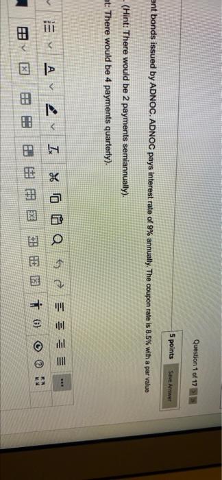 market. She is interested in investing in recent bonds issued by ADNOC