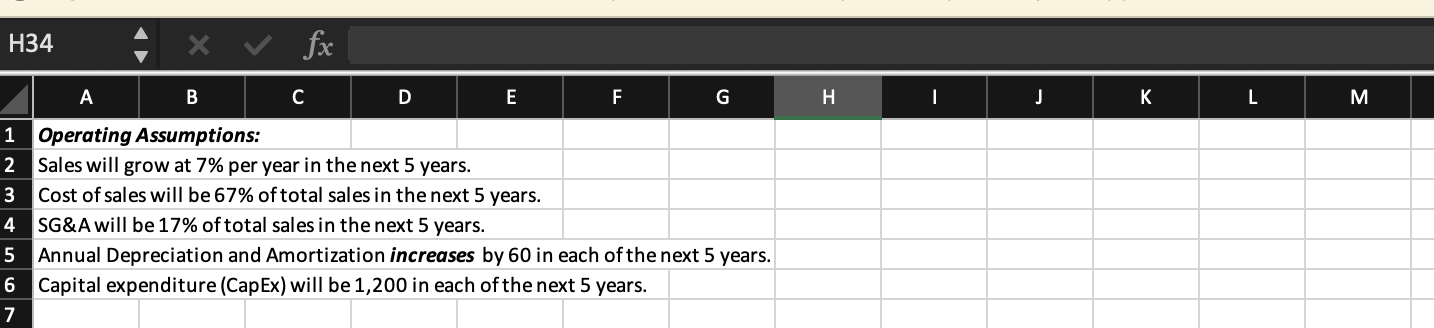 A B C D 1 2 Income Statement 3 All figures in