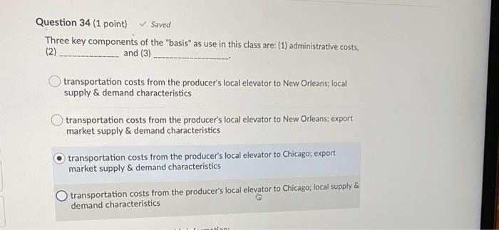 volatile than the market price for grain (especially when adjusted for regular
