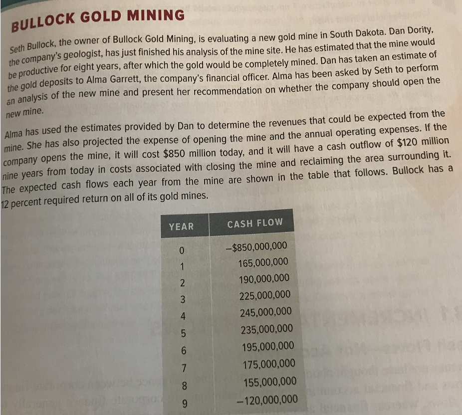  A. Based on the above, construct a spreadsheet to calculate the