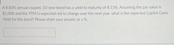 Please solve this problem using excel or the formulas below. Thank you