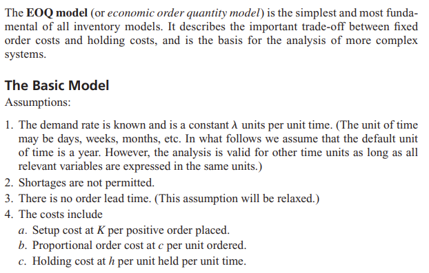 Consider EOQ model with planned backorders. Suppose that unlike the model assumption,