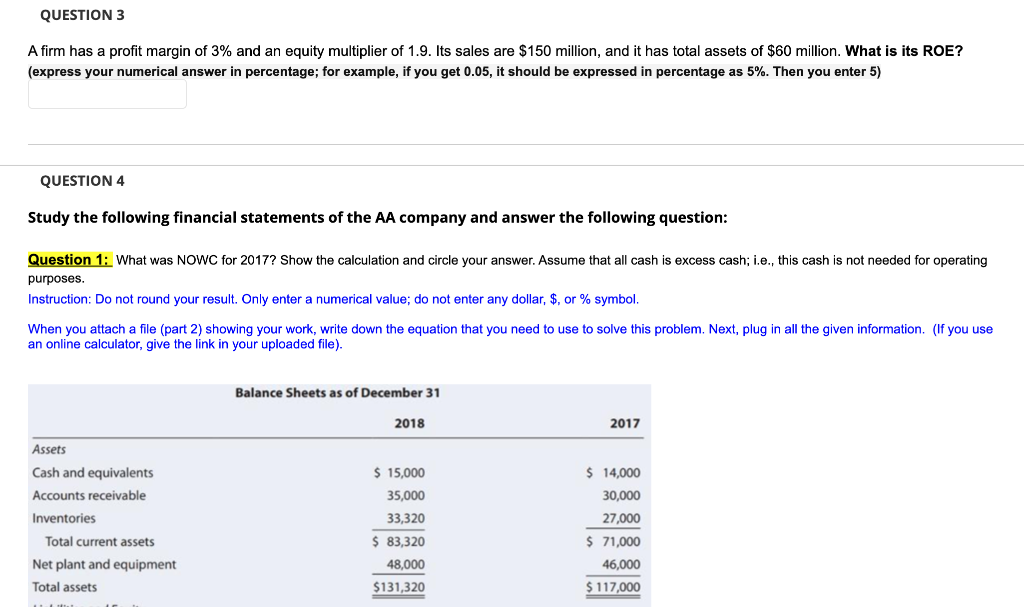 XYZ company has an ROA of 11%, a 6% profit margin, and