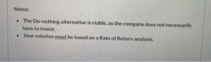 pts The plant manager at a small machine shop is considering three