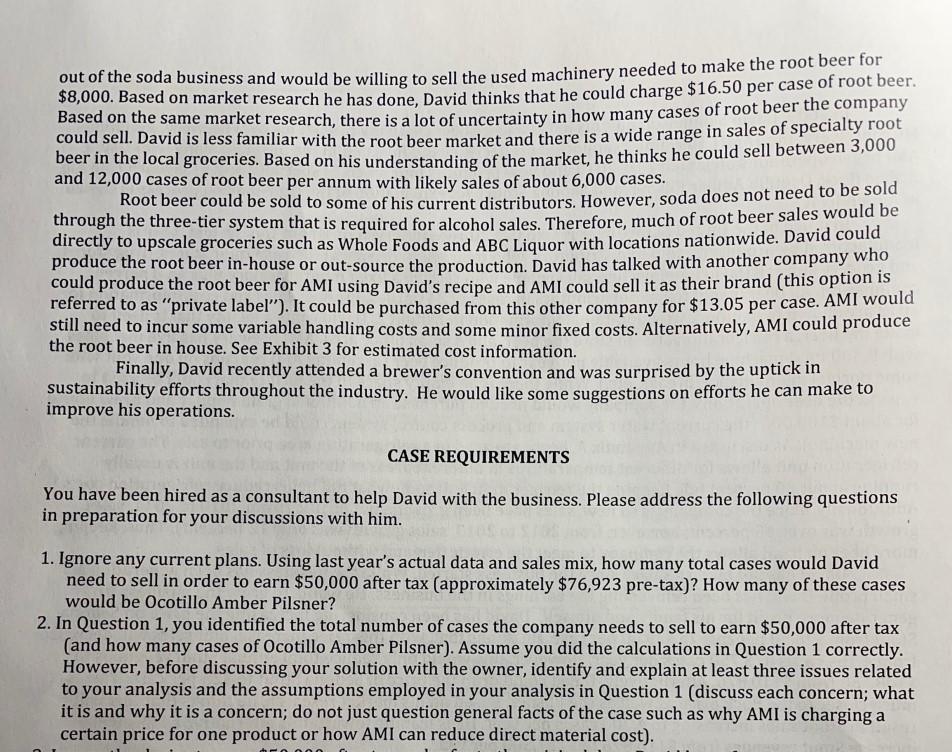 2009, David Samuelson quit his job at a large beer company to