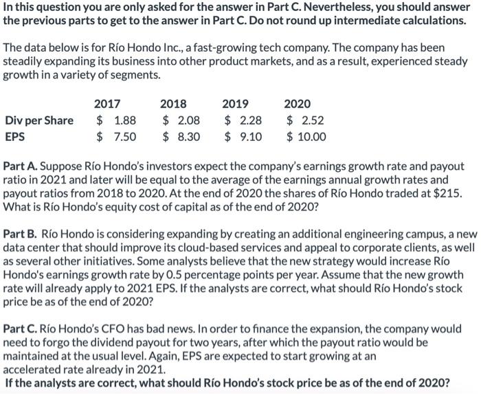 In this question you are only asked for the answer in