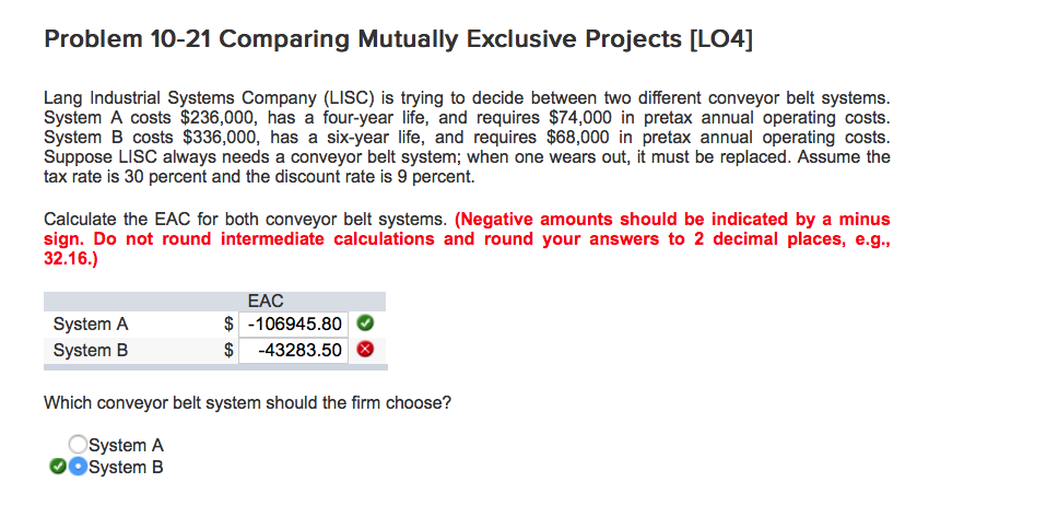  Please help me with system B. For some reason I keep