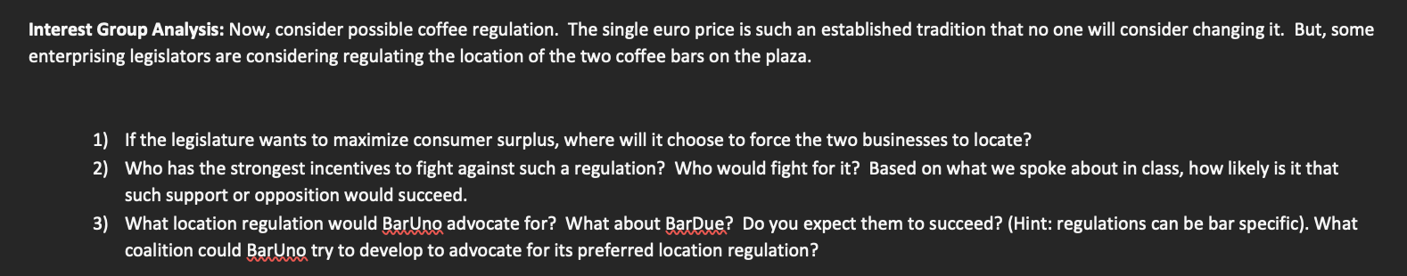 that BarUno will be located at 1/3 and BarDue at %. Price