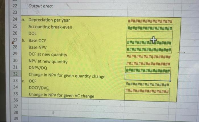 project that costs $845,000, has an eight-year life, and has no salvage