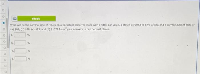 PLEASE ANSWER BOTH QUESTIONS DOO eBook What will be the nominal rate