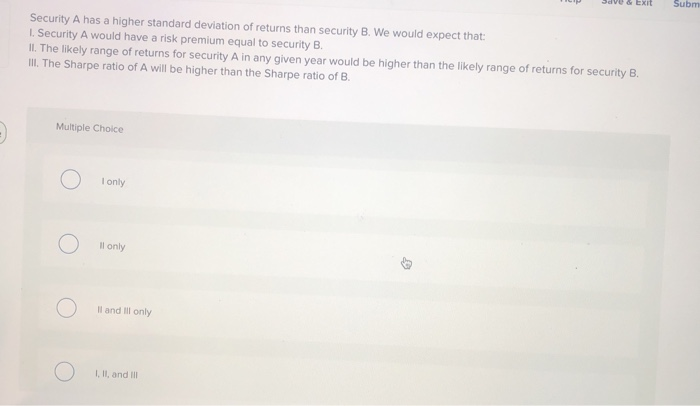  TICI S IVU & Exit Subm Security A has a higher