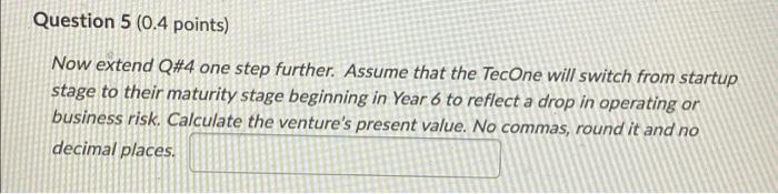 cash flows for the next five years are forecasted as: Year 1
