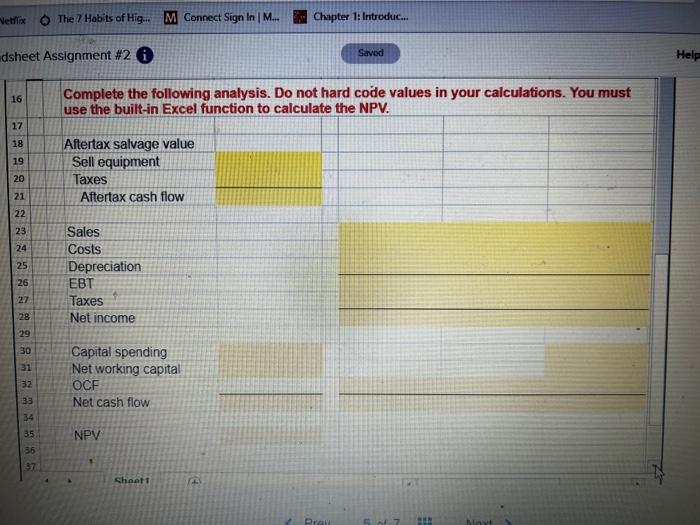 Netflix The 7 Habits of Hig... M Connect Sign In M... Chapter