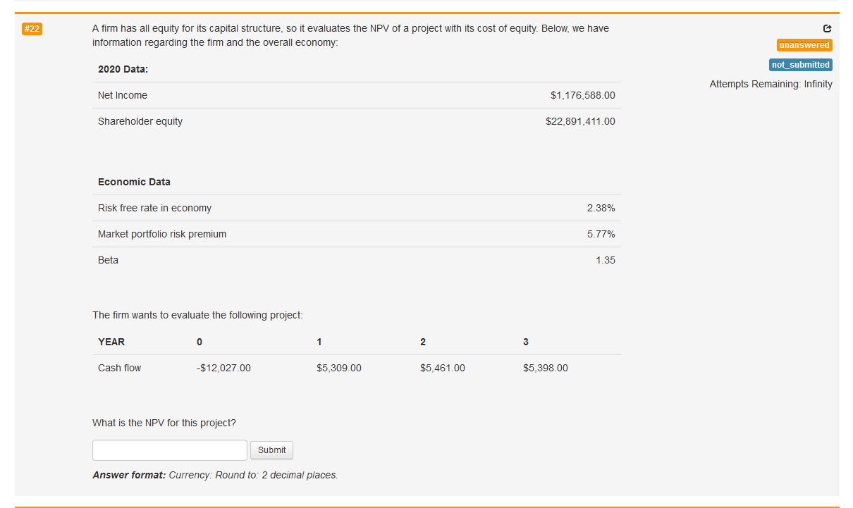  Answer format: Currency: Round to: 2 decimal places