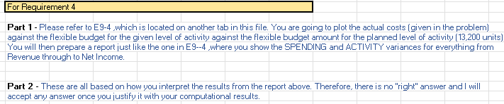 Please just do requirement 4 part 2 For Requirement 4 Part 1