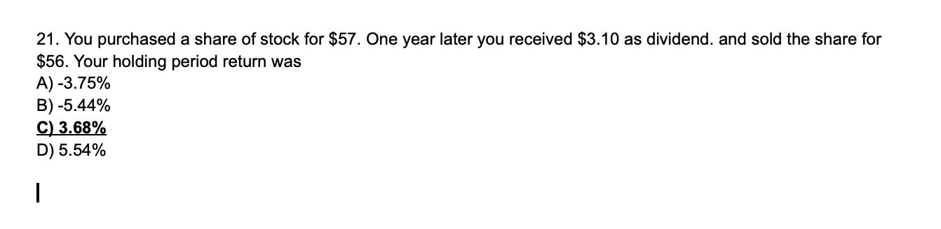  Can you explain further why the answer is C and how