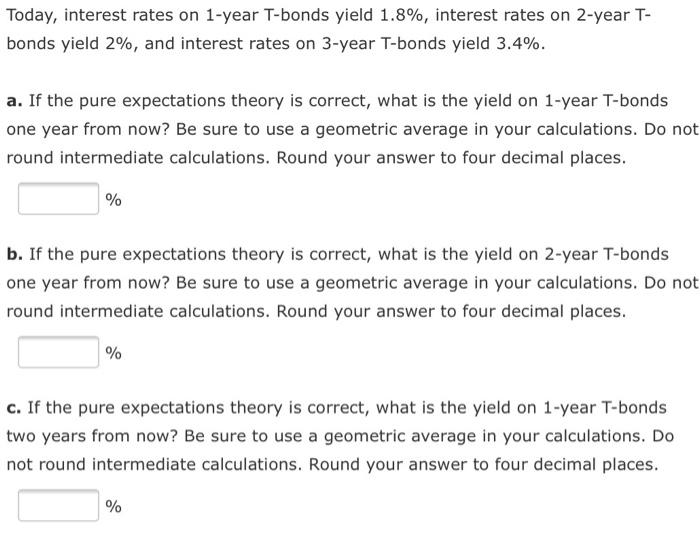 The real rate of interest is 2.5% and is expected to remain