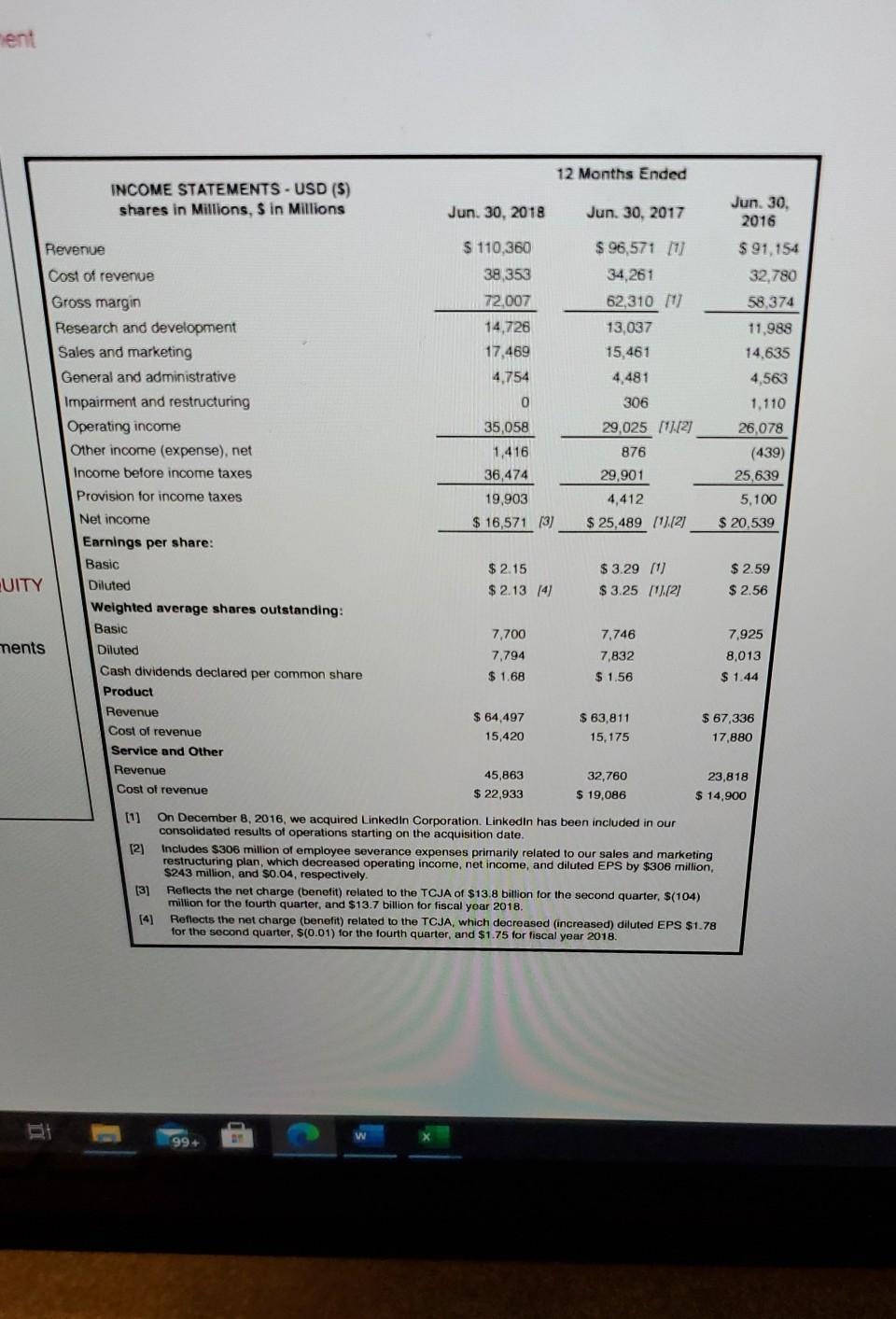 after tax (NOPAT) for 2018 and 2017. Assume that combined federal and