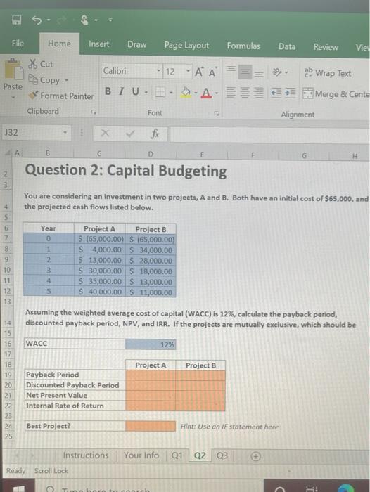 EXCEL HELP PLEASE!! The orange slots i need answers for MUST include