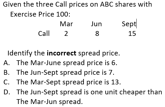 Please note D is incorrect let me know if you can find