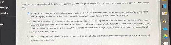  Based on your understanding of the differences between U.5, and forelgn