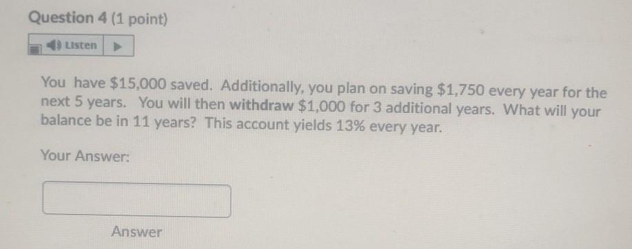 in 2,3,4 and 5 years from now. Furthermore, it will pay $4,200