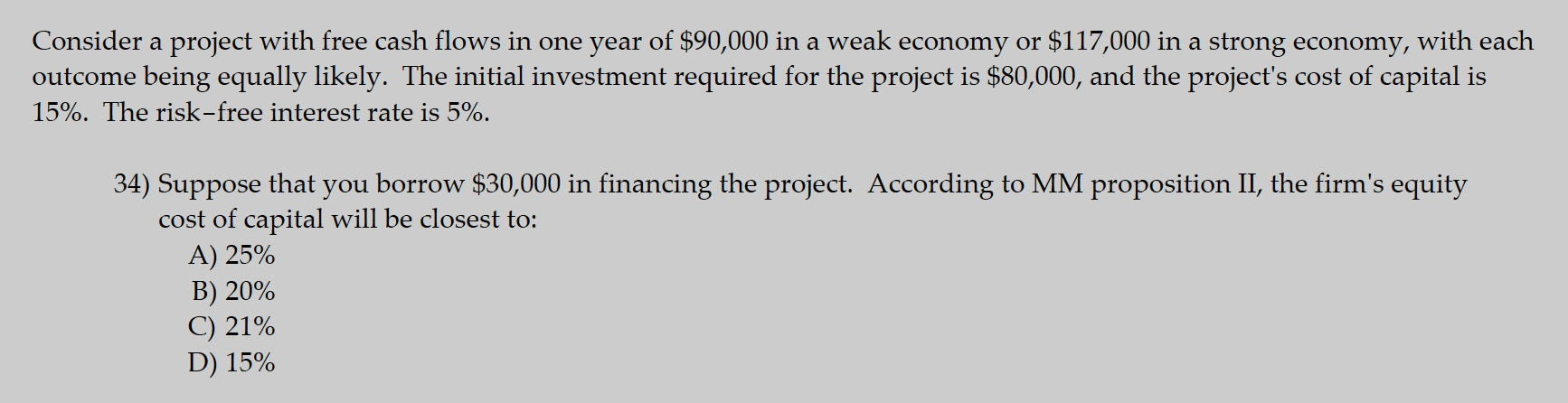 Can you please provide step by step explanations? Consider a project