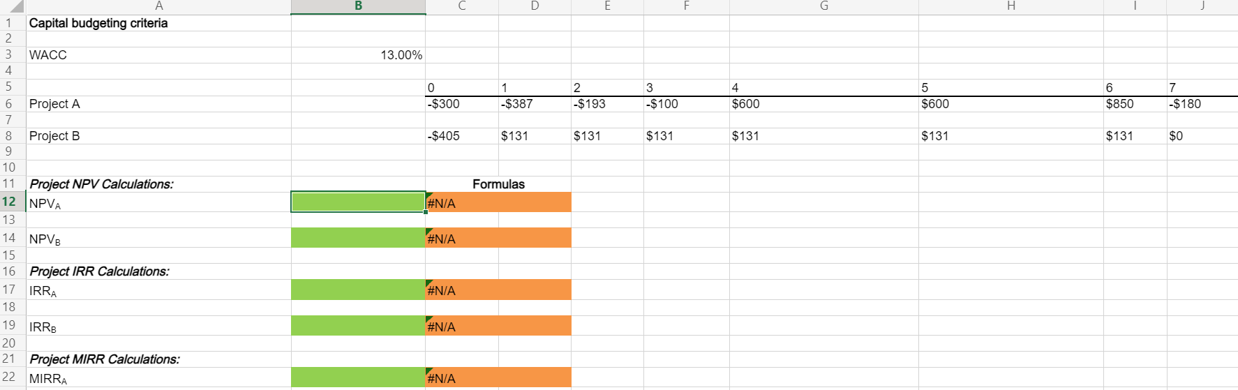  ***********************PLEASE HELP ESPECIALLY PART E, F, AND G*************************** B C D