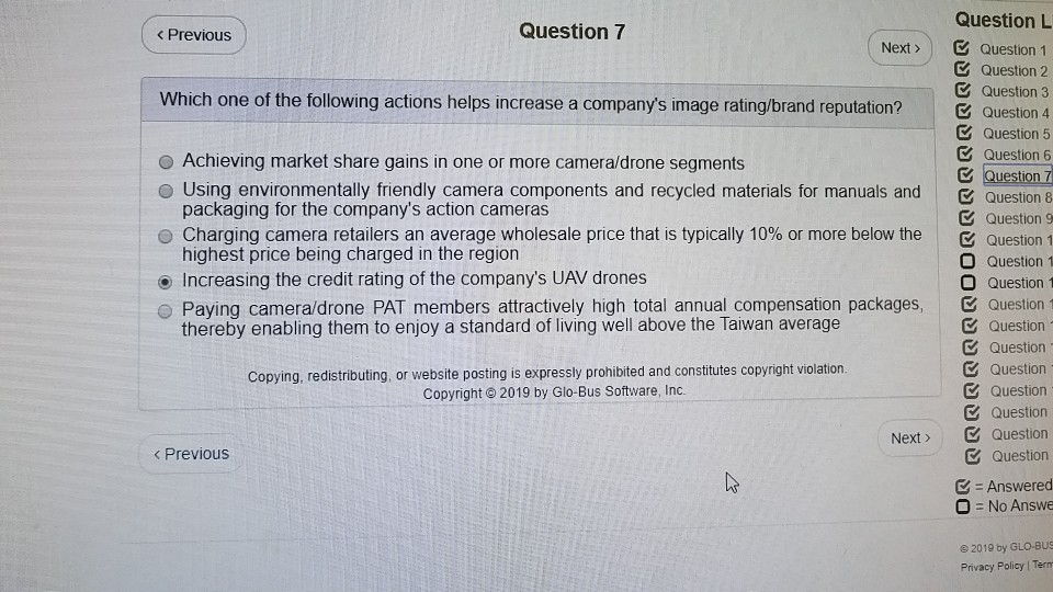  Question L Question 7 Question 1 Question 2 Question 3 Question