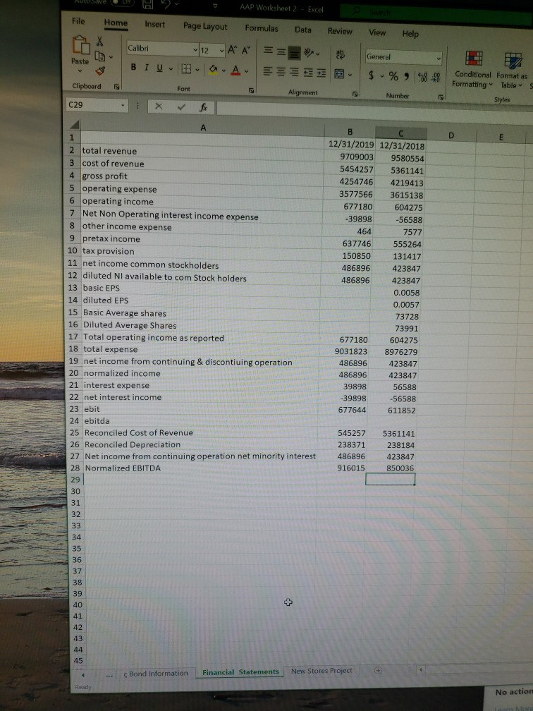 net cash flows and NPV and determine if the project is viable