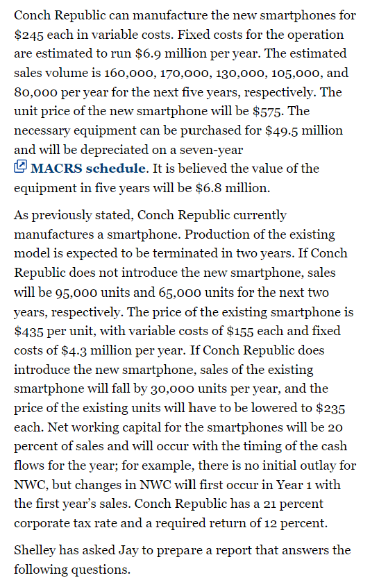 midsized Page 355 electronics manufacturer located in Key West, Florida. The company