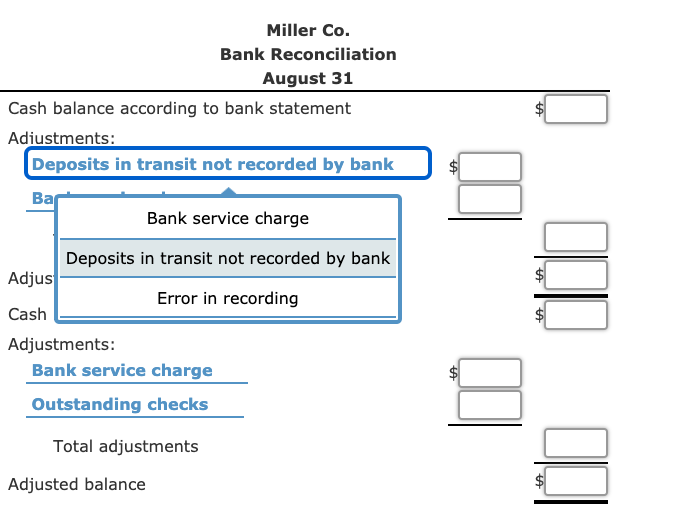 a. The bank statement balance is $3,234. b. The cash account balance