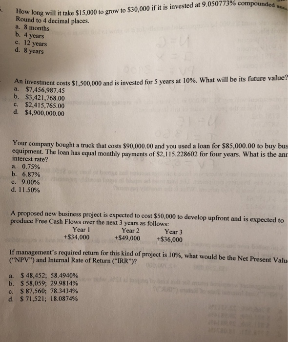 to $10,000 in 6 years? Rou decimal places. a. 21.3341 percent b.