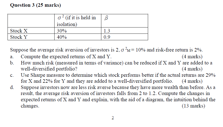  Question 3 (25 marks) B 02 (if it is held in