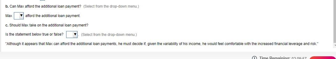 monthly payment of $1,070. He needs to buy a new car for