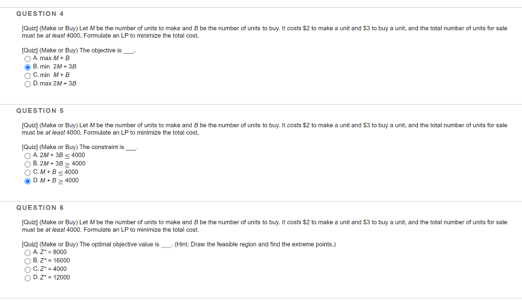 please show the solution of ques 4, 5, 6 step by step