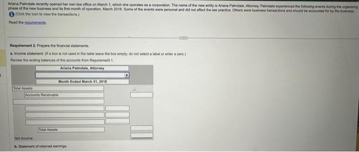 to viaw the transections.) Resd the requismeth 1. (Clek the icoo to