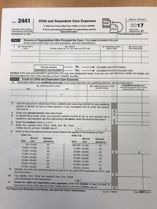 and withholdings for 2017 are: Earnings from Apple Company (office manager) Federal