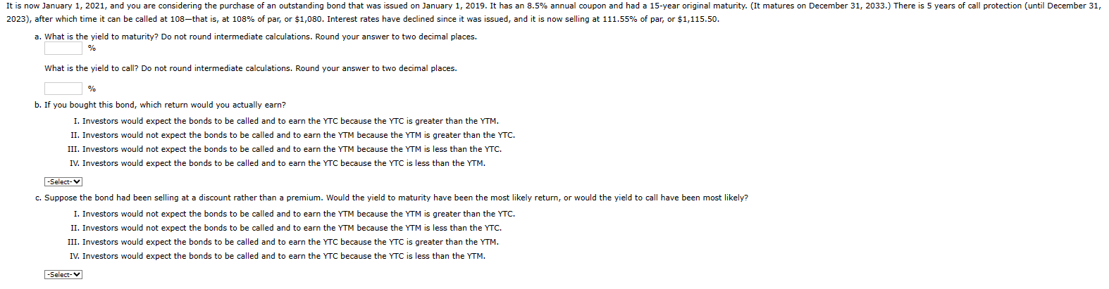2023), after which time it can be called at 108 -that