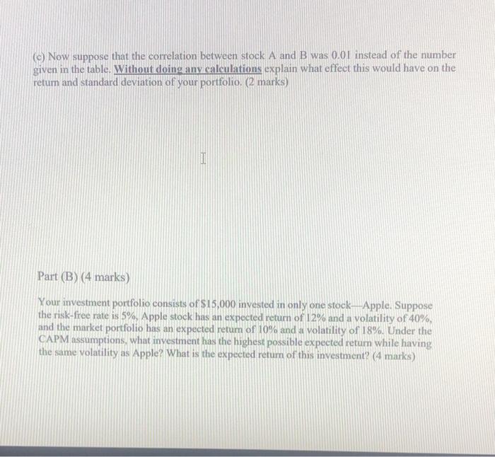 - Part (A) and (B). Part (A) is not related to Part