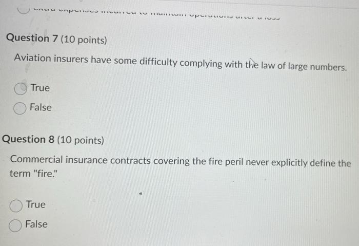  CAL expen LUITLU un perco 97 Question 7 (10 points) Aviation