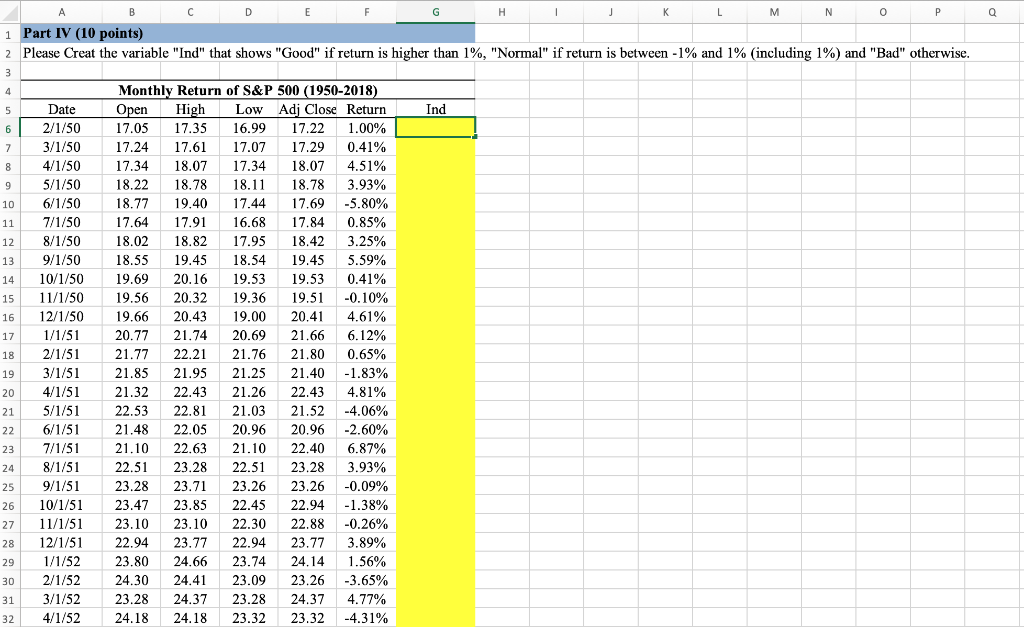  PLEASE SHOW THE IF FUNCTION THAT IS USED TO FIND CATGEORIZE