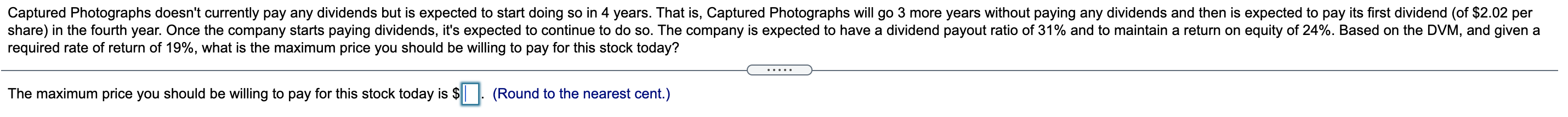 Captured Photographs doesn't currently pay any dividends but is expected to