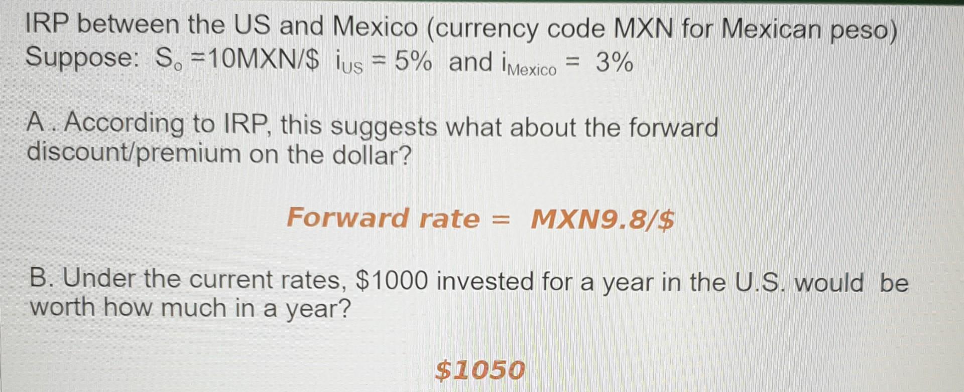 how do we get these? IRP between the US and Mexico