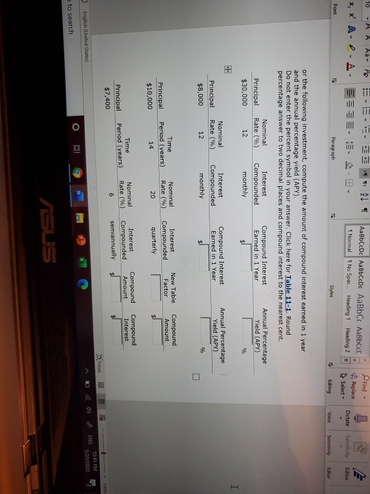  table 11_1 10 vA A Po + + 4.1 AaBbCcDc AaBbCcDc