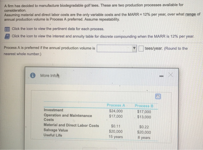 how to do it on excel? A firm has decided to manufacture