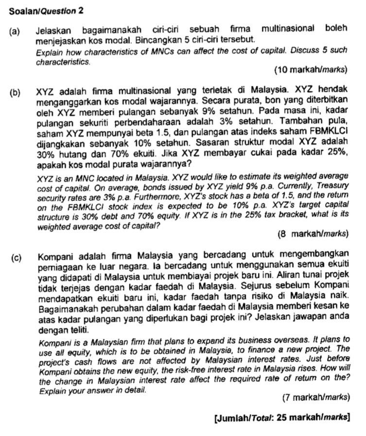 Can you help me answer this question? it is written in two